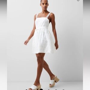 NWOT French Connection white mini dress